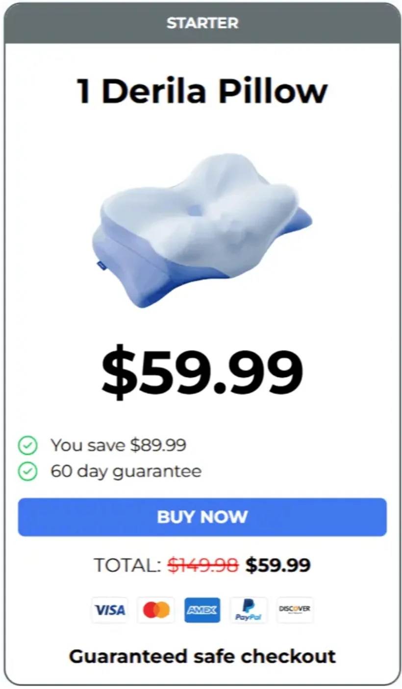 Order Derila Ergo 1 Pillow